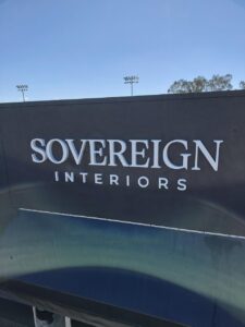 3D illuminated business name by Artline Signs