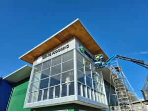 Illuminated 3D Building Signage Installation Brisbane Artline Signs