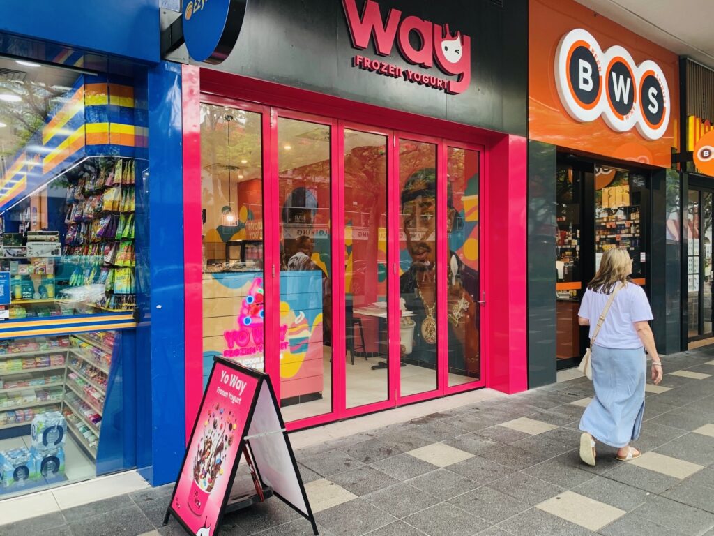 Exterior shopfront signage branding with impact